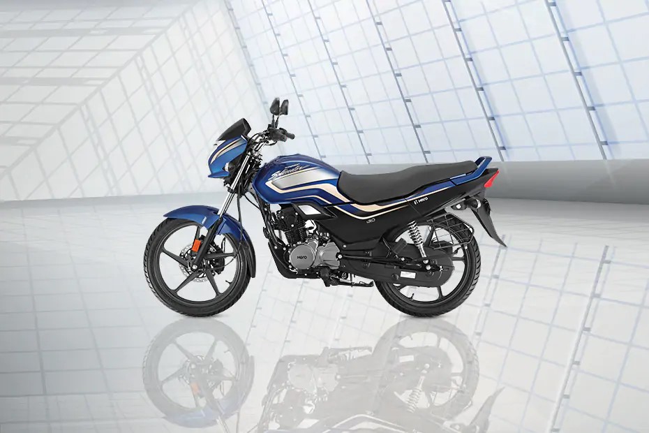 Hero Super Splendor 125cc detail view — available for rent at RYD Nepal Kathmandu